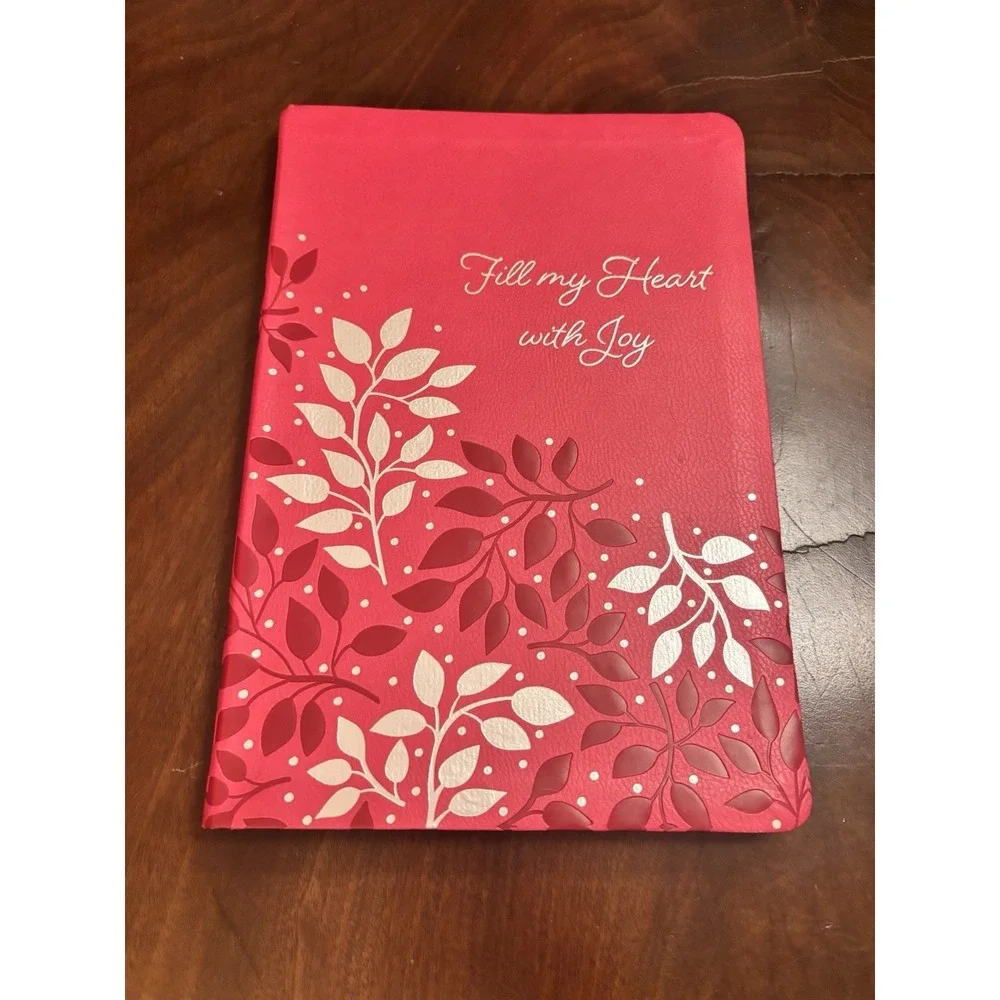 Zondervan NIV Holy Bible w/ Fill my Heart with Joy Journal Notepad-Leathersoft